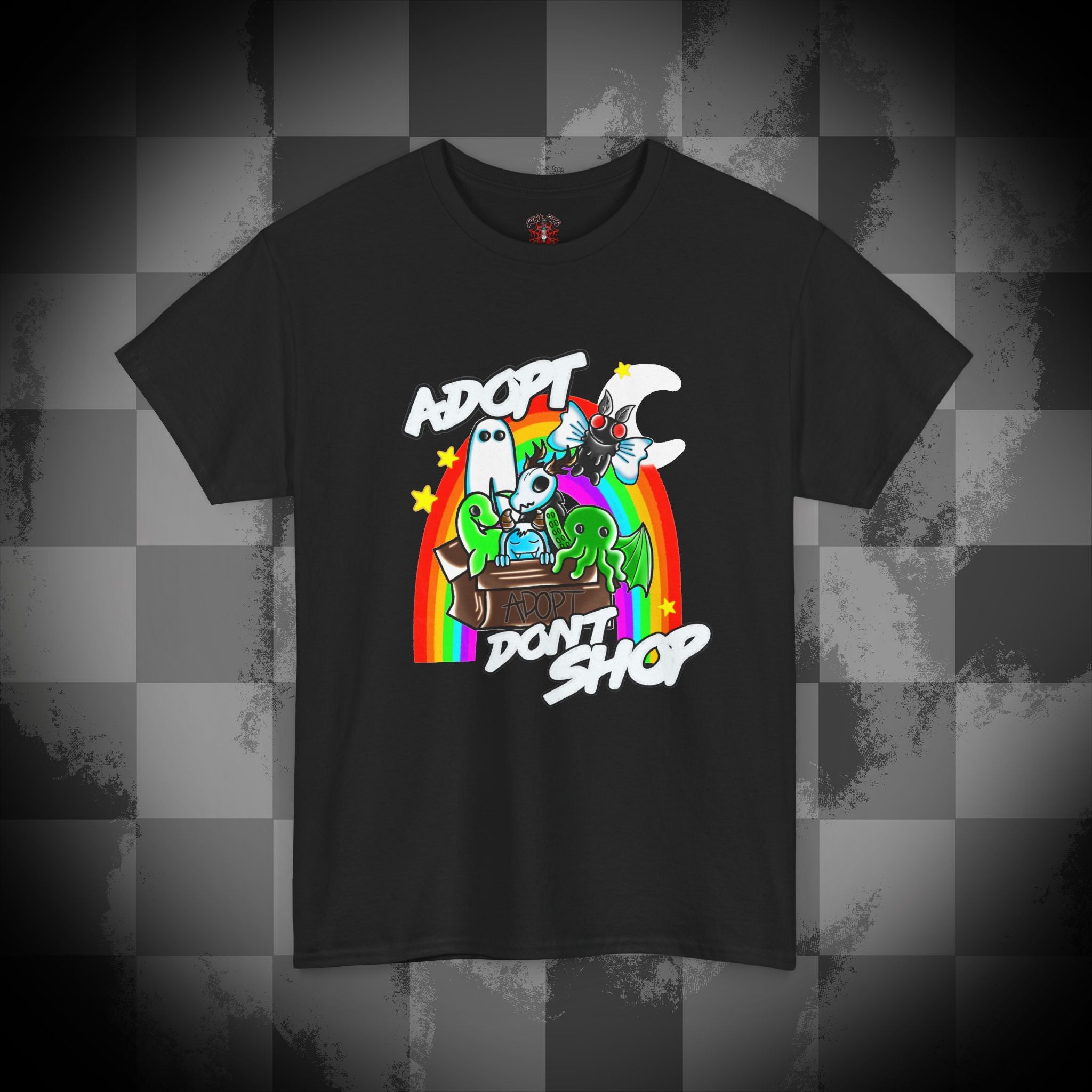 Cryptid adopt dont shop Unisex Heavy Cotton Tee