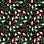 Candy Cane Bats Seamless File