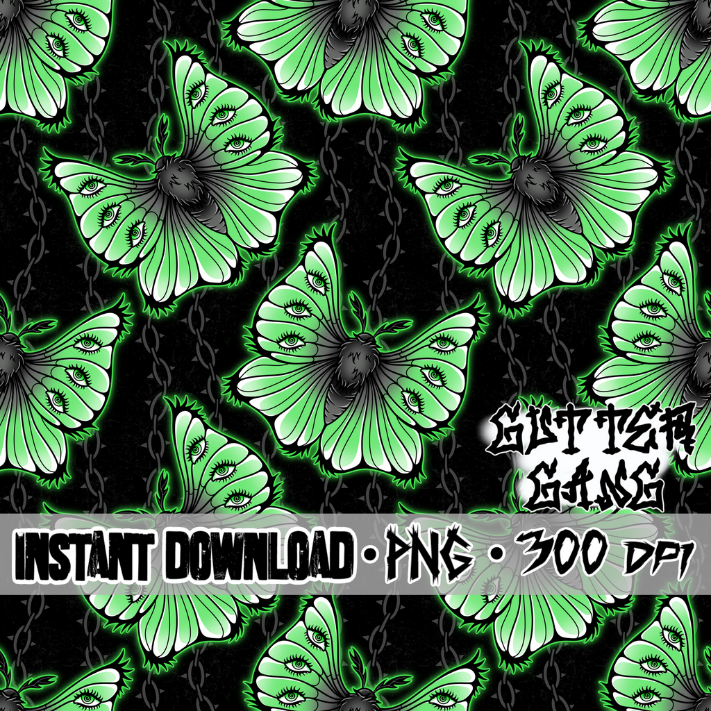 Flying Beauty lime Seamless File