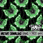Flying Beauty lime Seamless File