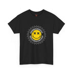 Just a mom trying not to raise assholes Unisex Heavy Cotton Tee