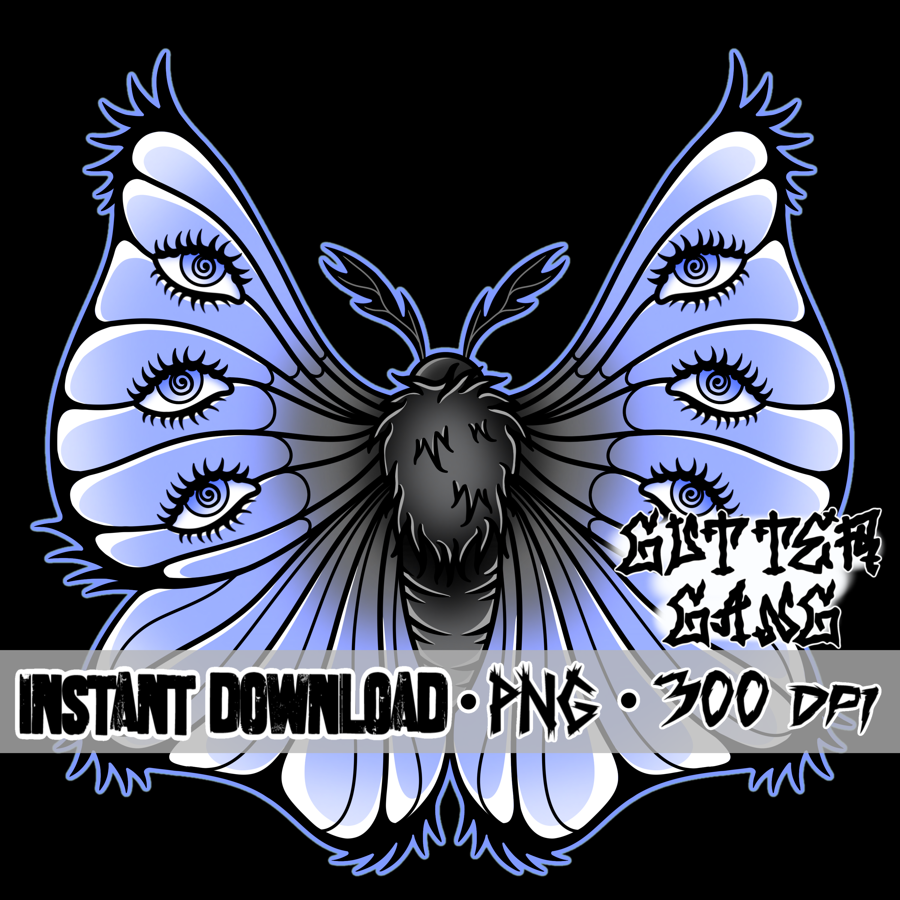 Flying Beauty periwinkle PNG