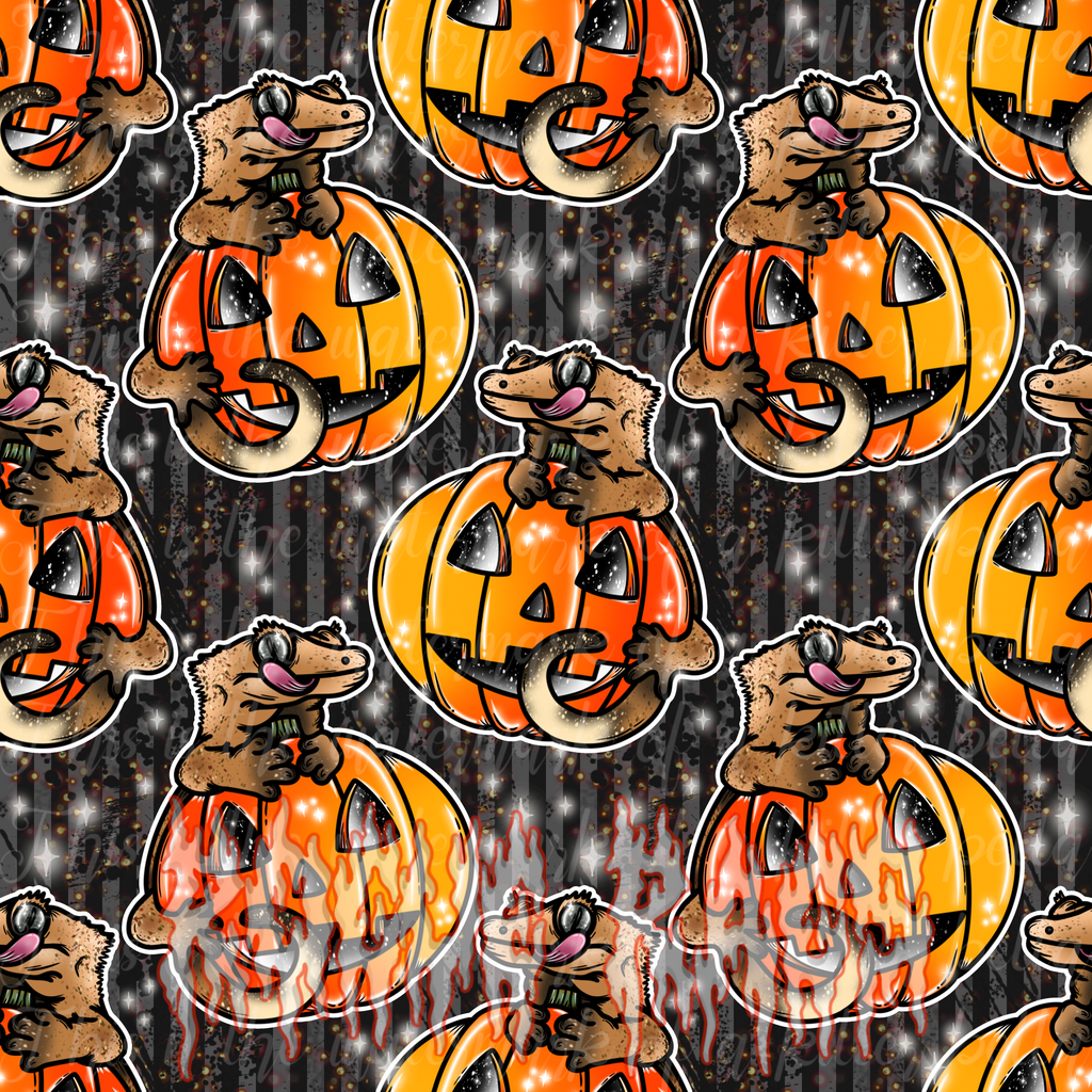 Crested Gecko Pumpkin #1 Seamless File