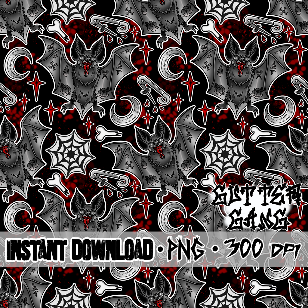 Tatted Bat Seamless File