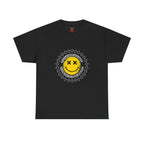Just a mom trying not to raise assholes Unisex Heavy Cotton Tee