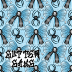 Creepy Coquette Blue #1 Seamless File