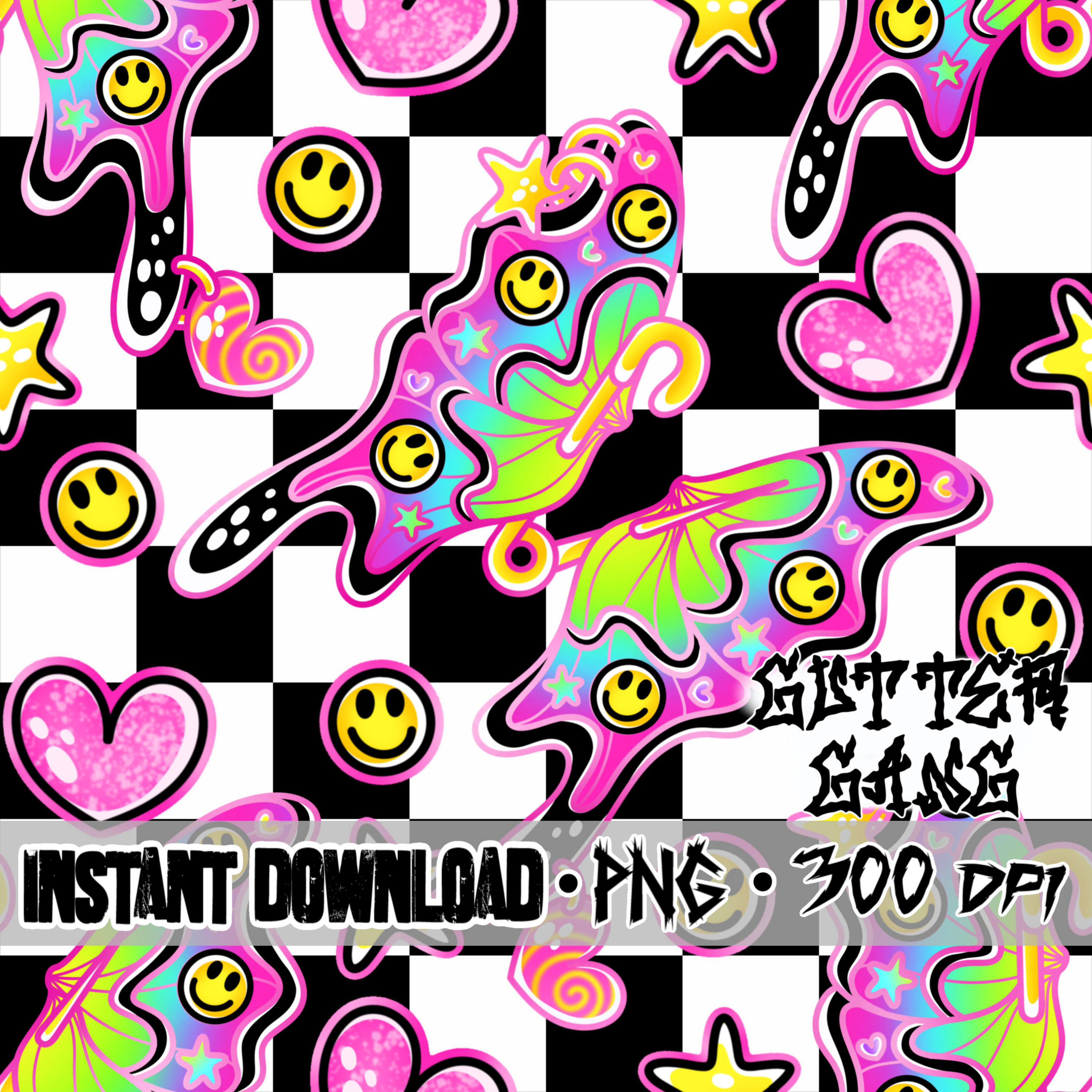 90s Girl Seamless File