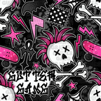 Pink Punk Sk8 Seamless File