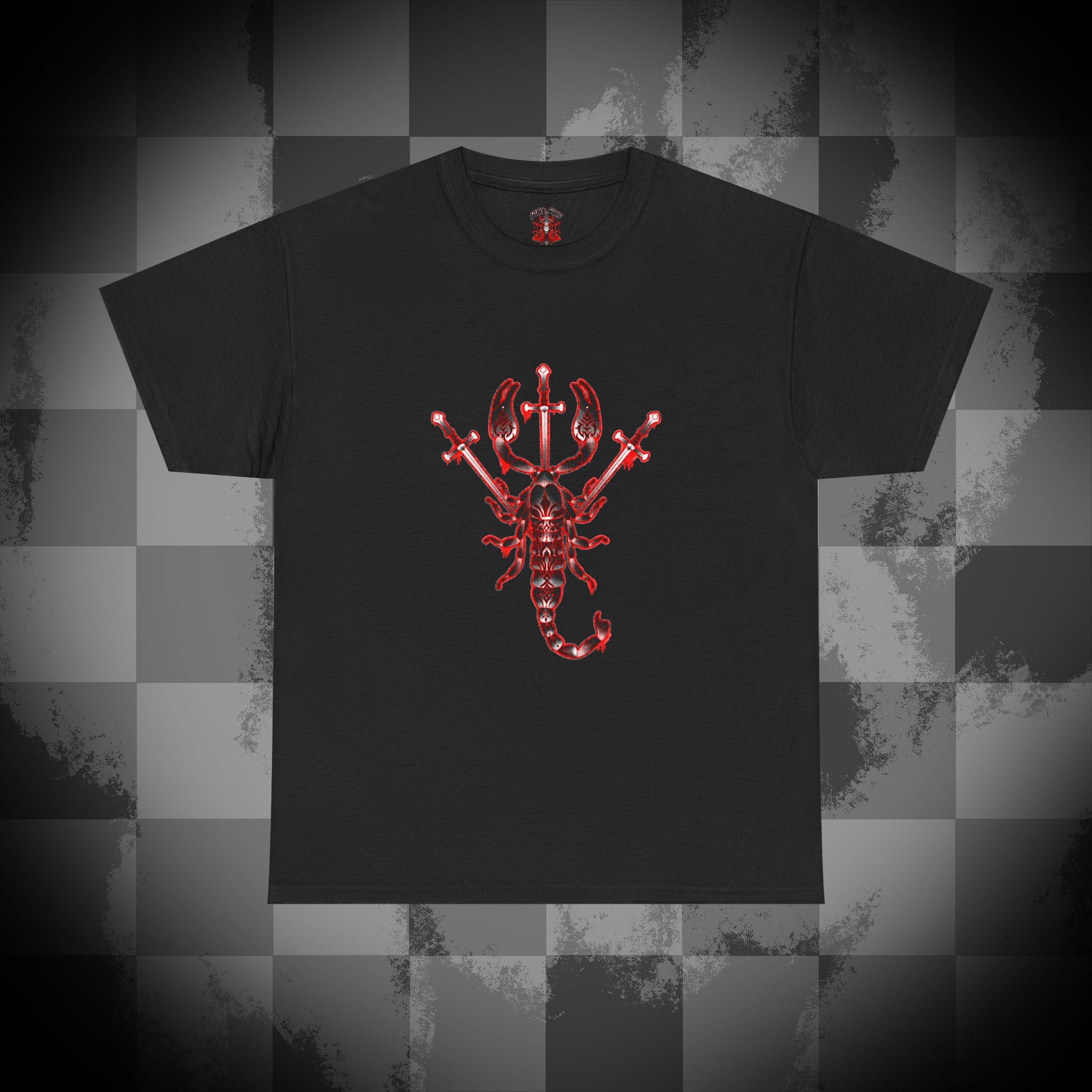 3 of swords scorpion Unisex Heavy Cotton Tee
