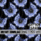 Flying Beauty periwinkle Seamless File