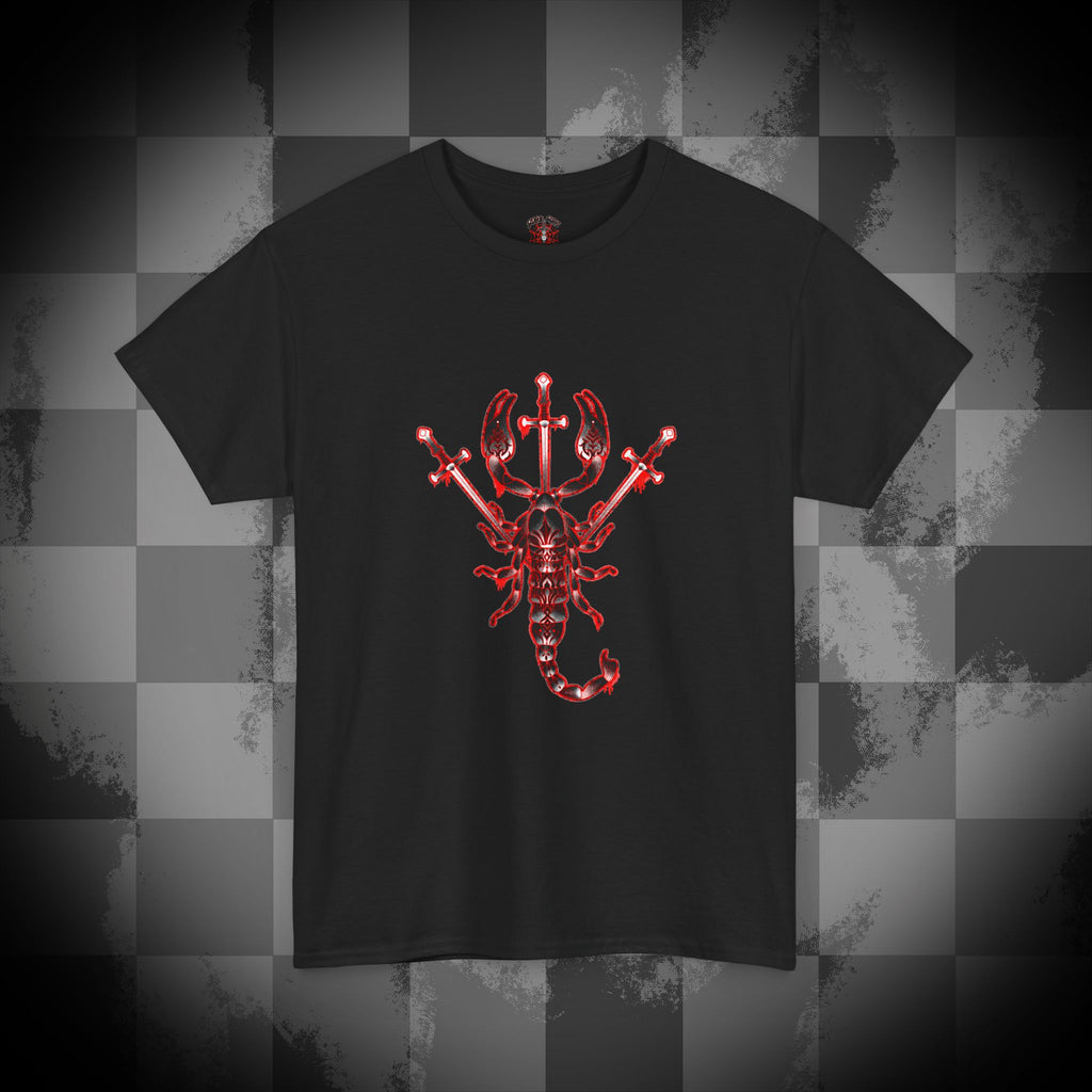 3 of swords scorpion Unisex Heavy Cotton Tee
