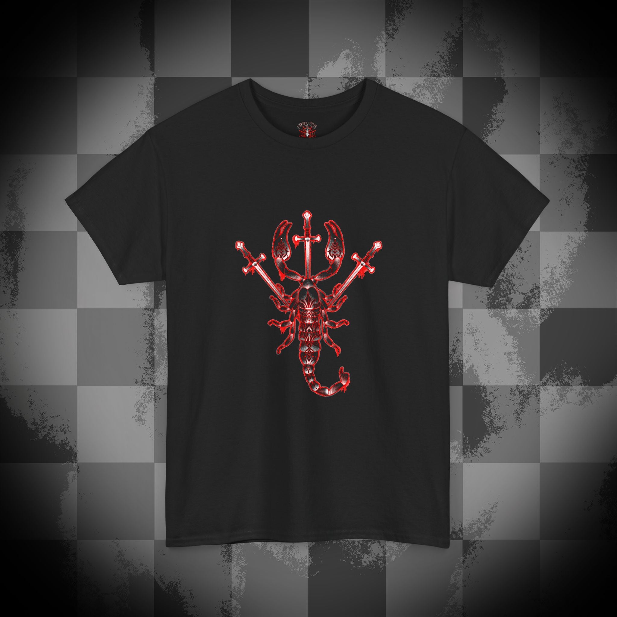 3 of swords scorpion Unisex Heavy Cotton Tee