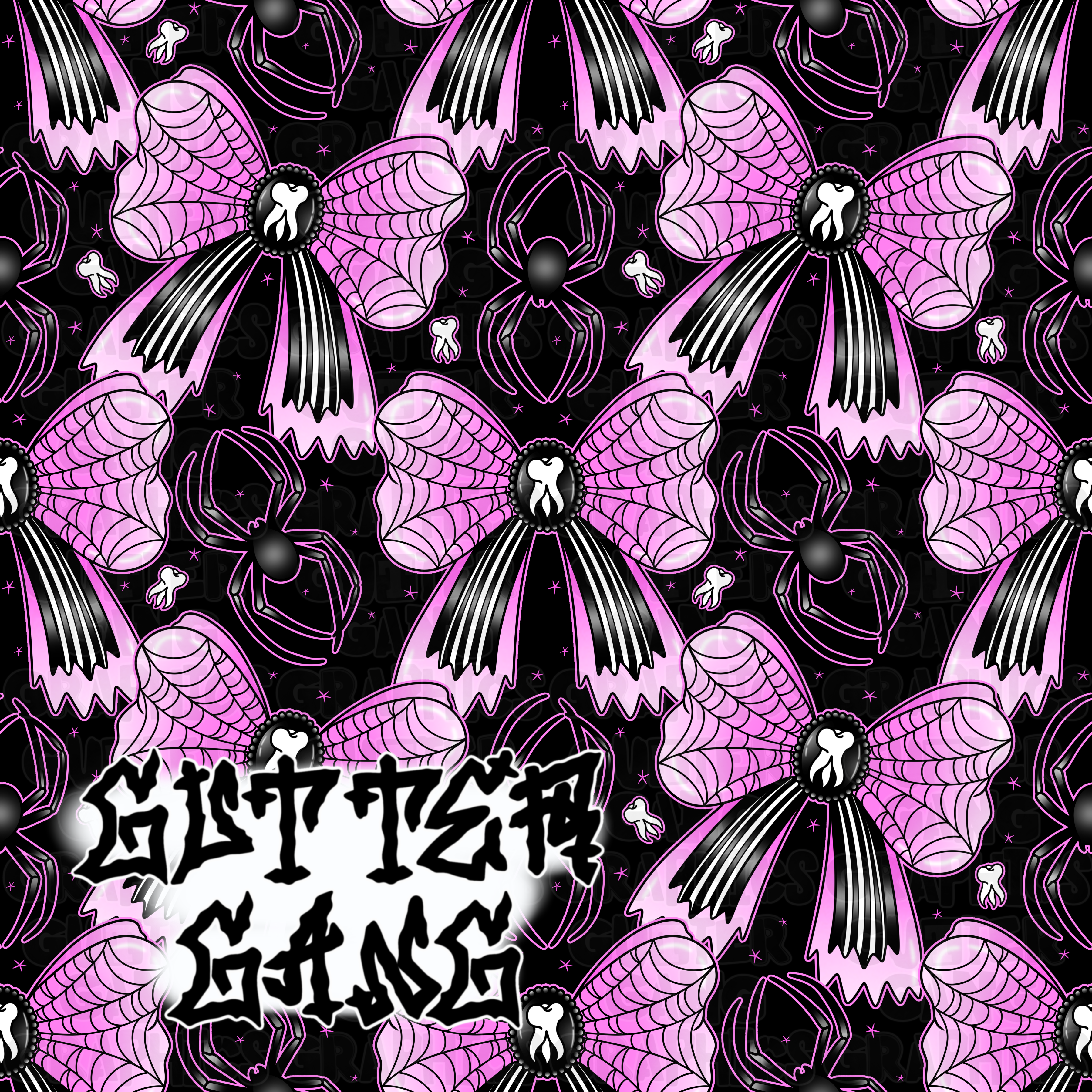 Creepy Coquette Pink #2 Seamless File