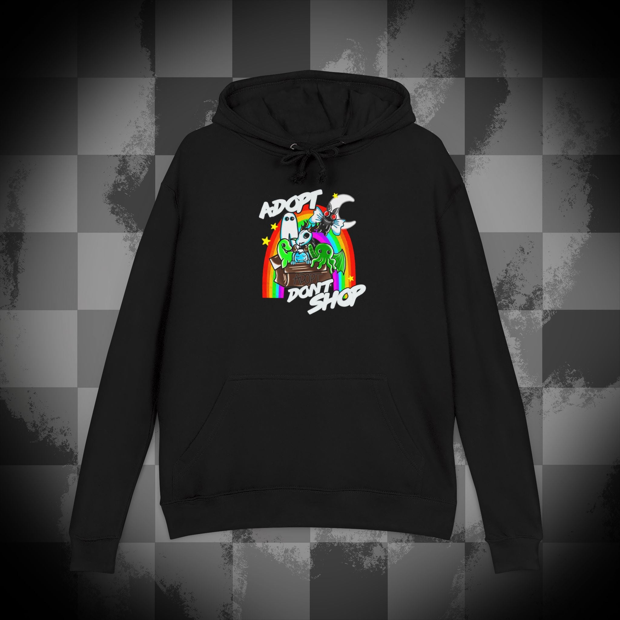 Cryptid adopt dont shop Unisex French Terry Hoodie