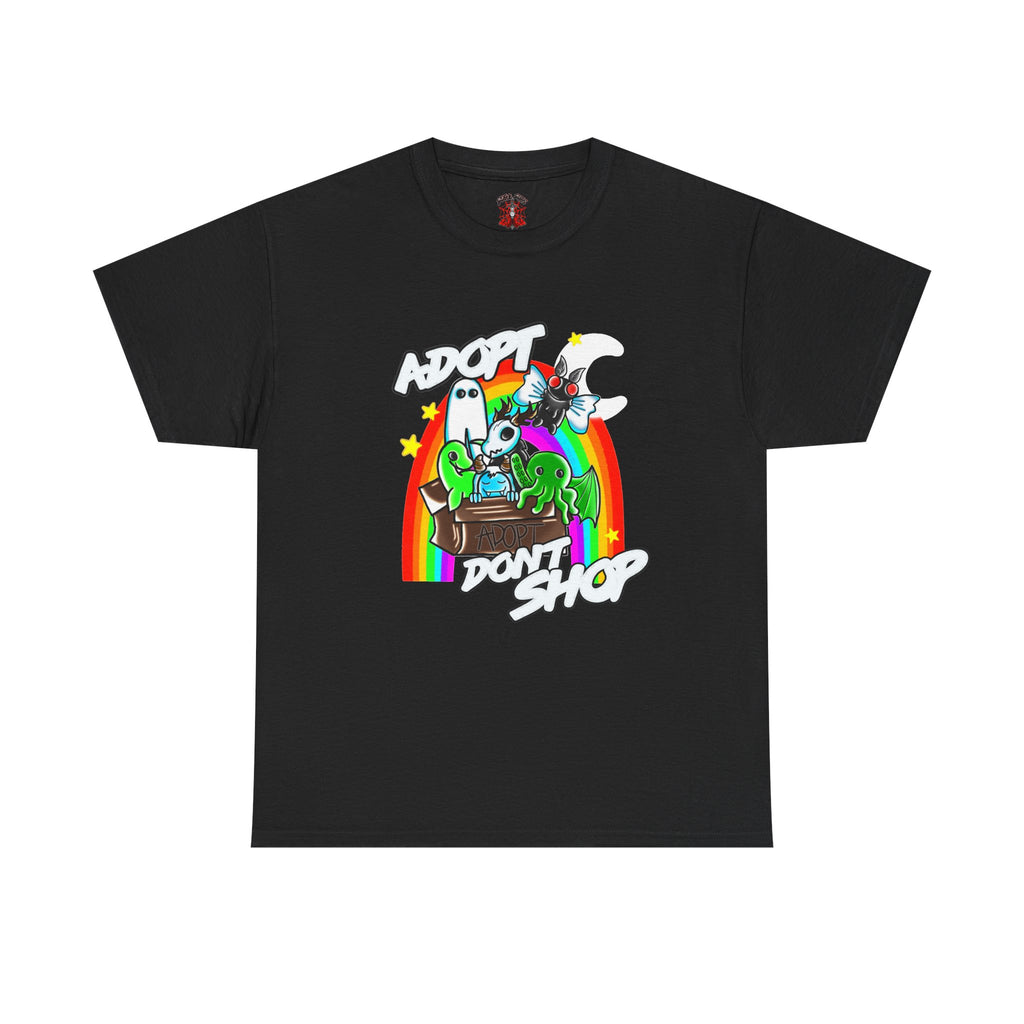 Cryptid adopt dont shop Unisex Heavy Cotton Tee
