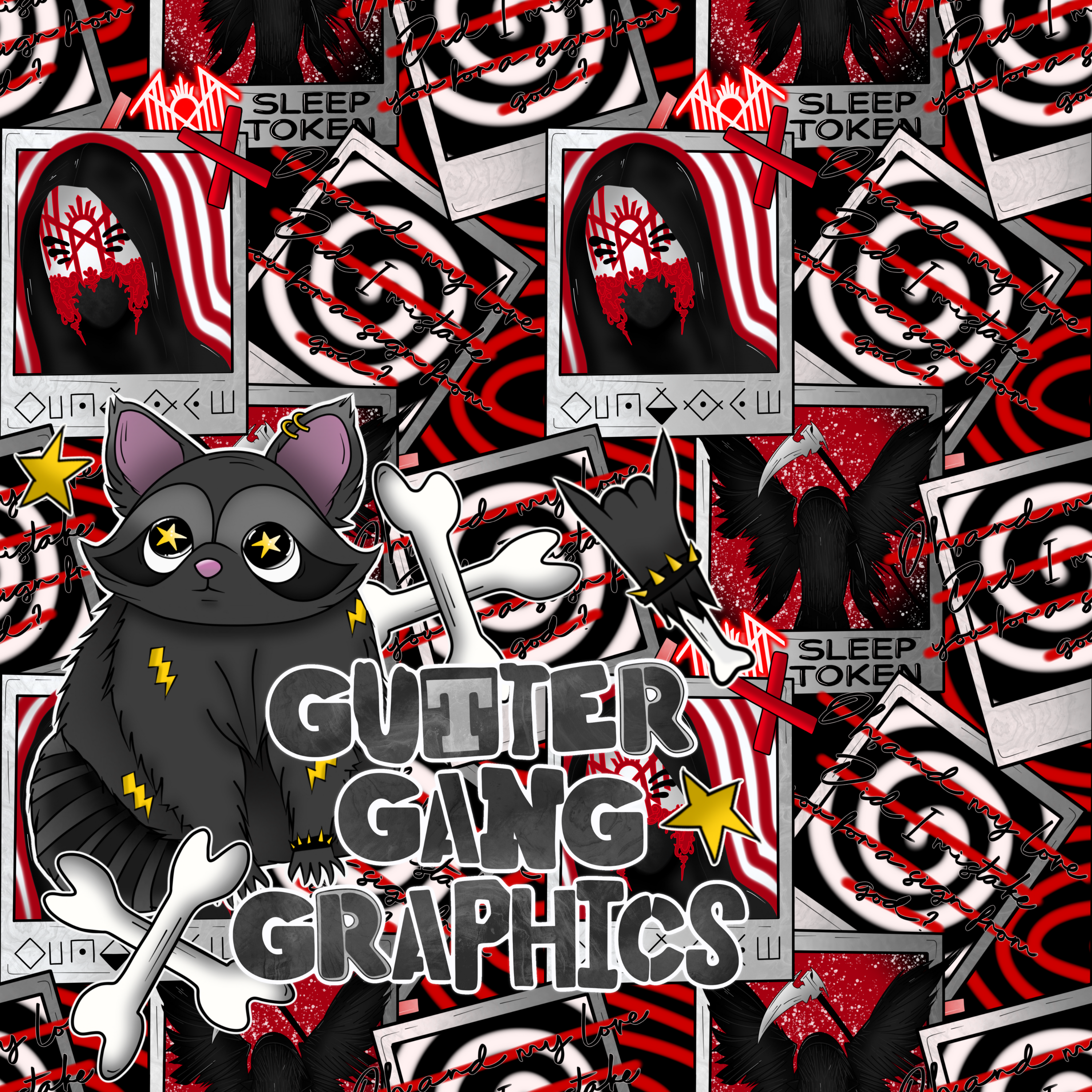 God Of Sleep Polaroid Seamless File