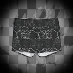 Metal Babe Checkerboard Yoga Shorts