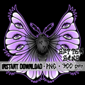Flying Beauty lavender PNG