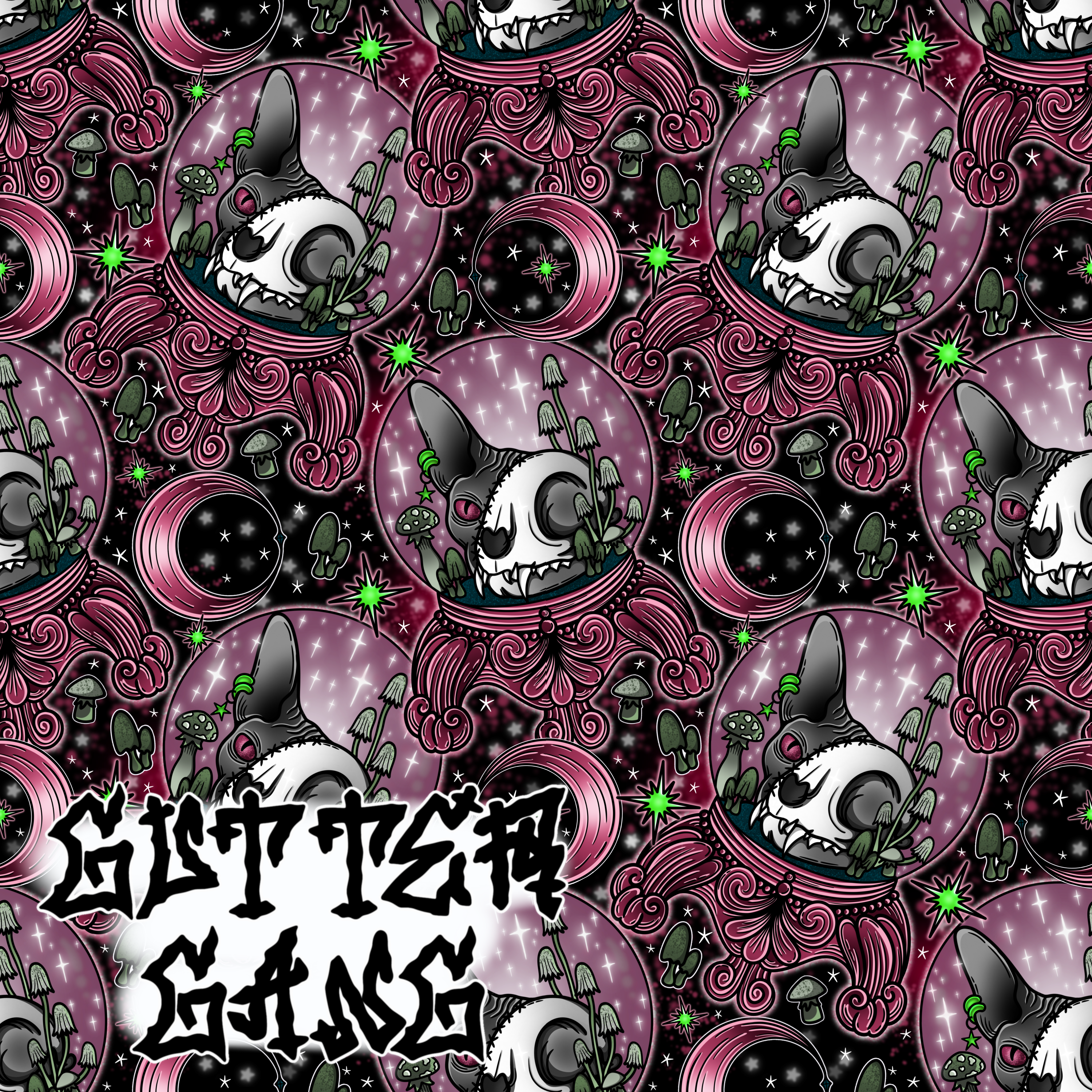 Oddity Kitty #3 Seamless File