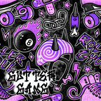 Purple Roller Ghoul Seamless File