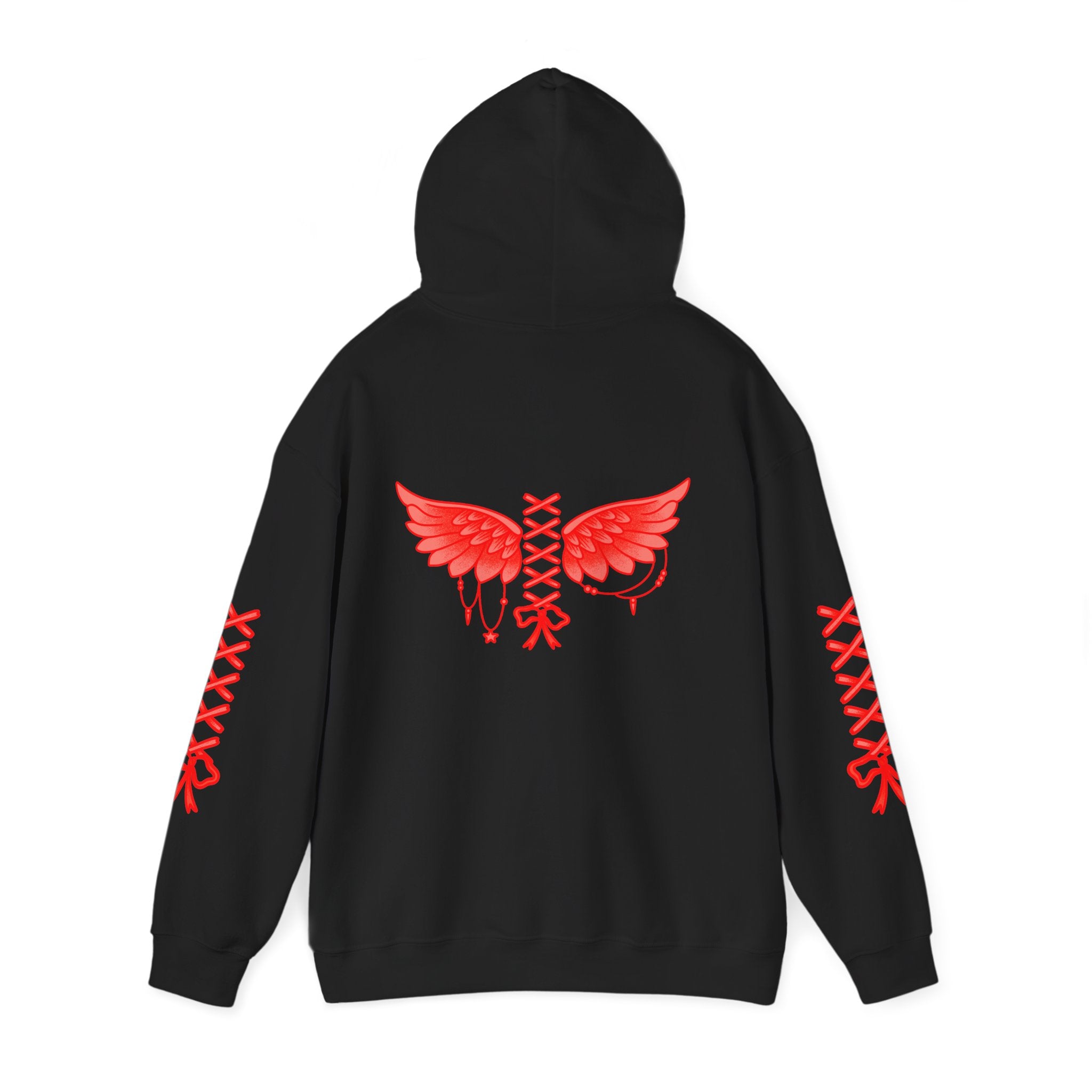 Laced up angel Unisex Heavy Blend™ Hooded Sweatshirt