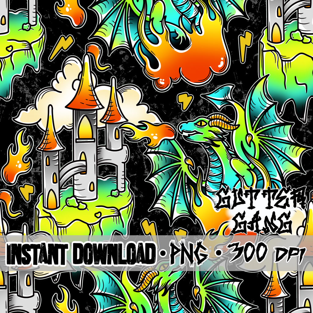 Trad Dragon Seamless File