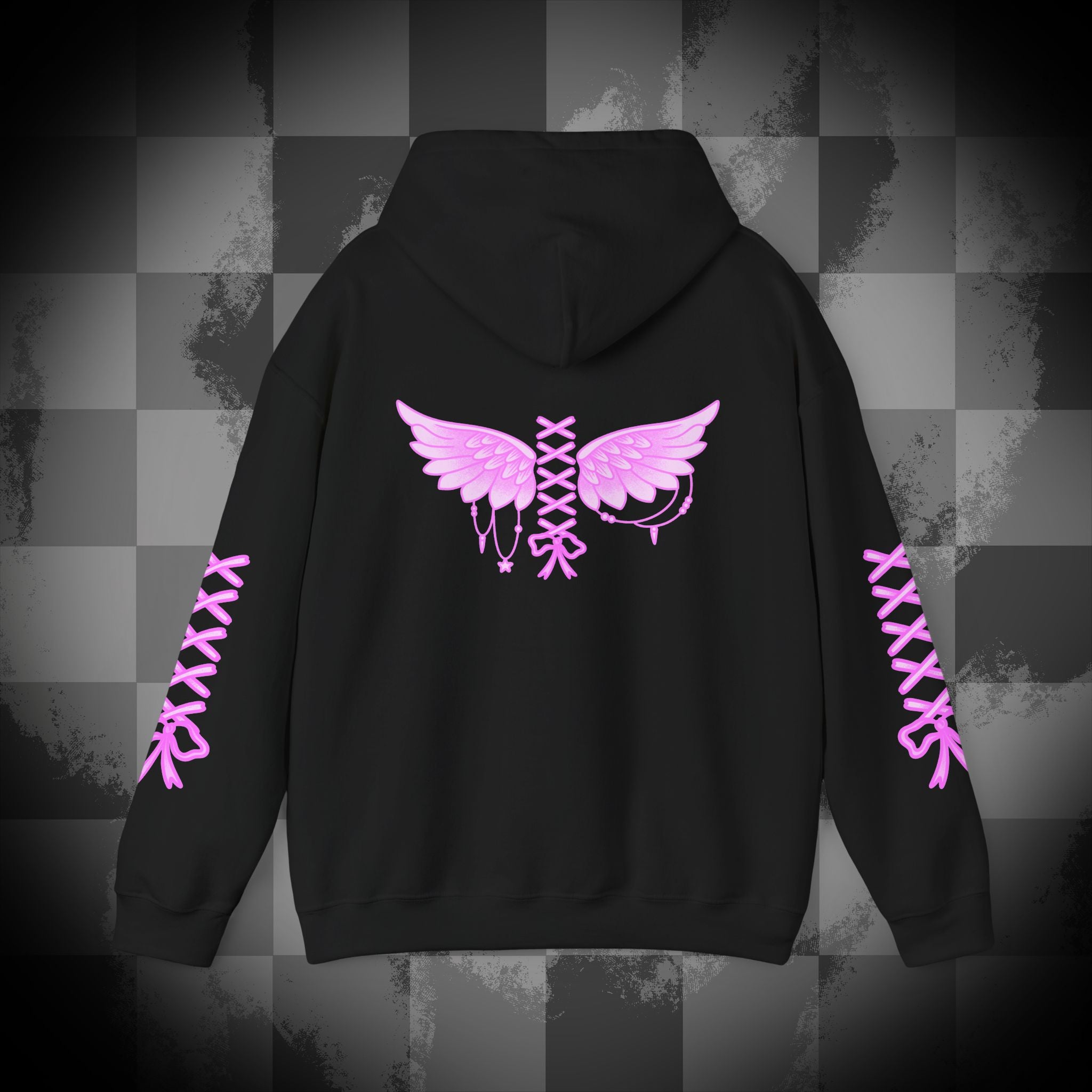 Laced up angel Unisex Heavy Blend™ Hooded Sweatshirt