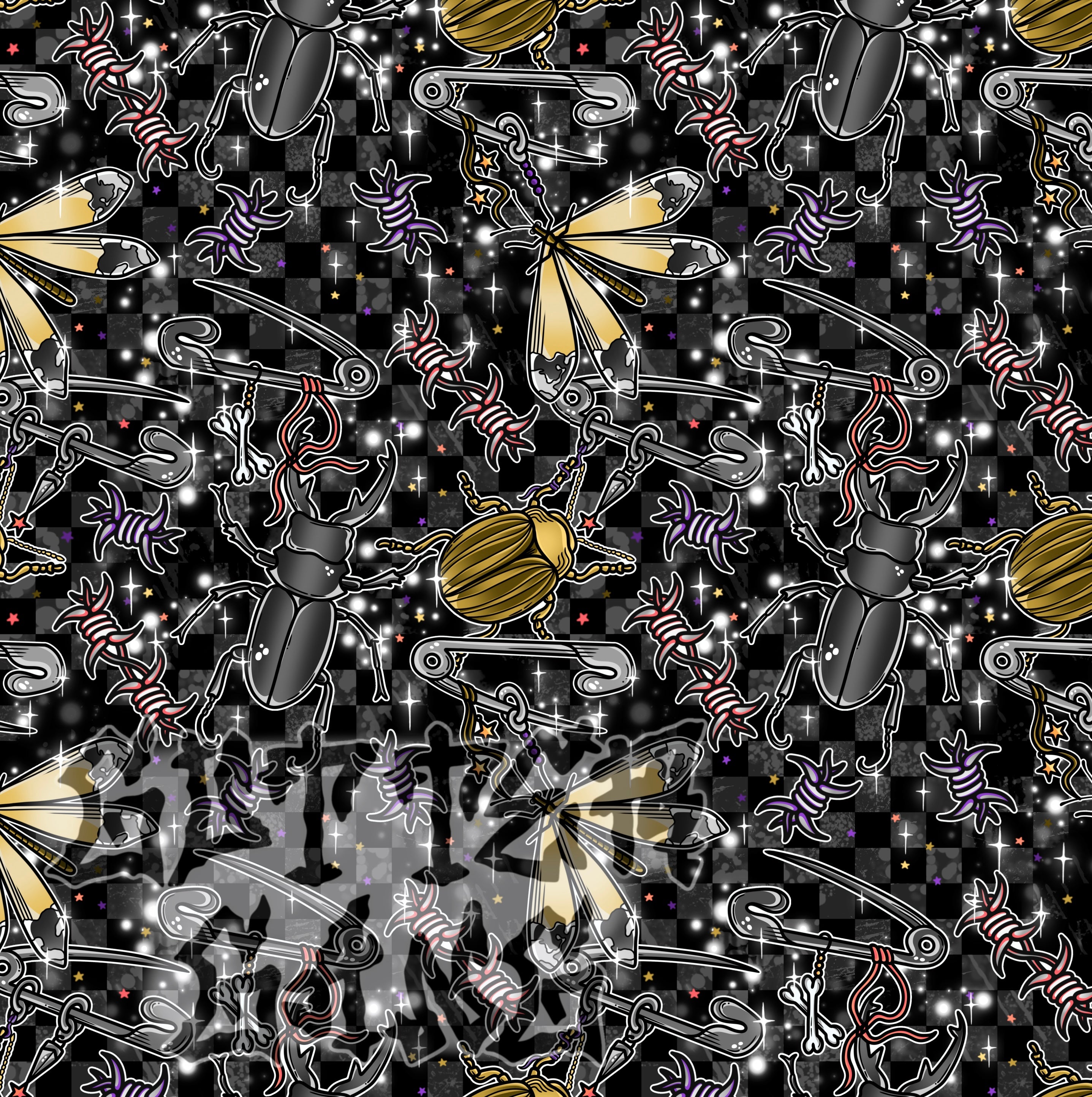 Insect Charms #5 Seamless File