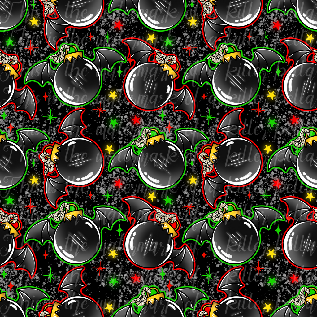 Ornament Bats Seamless File