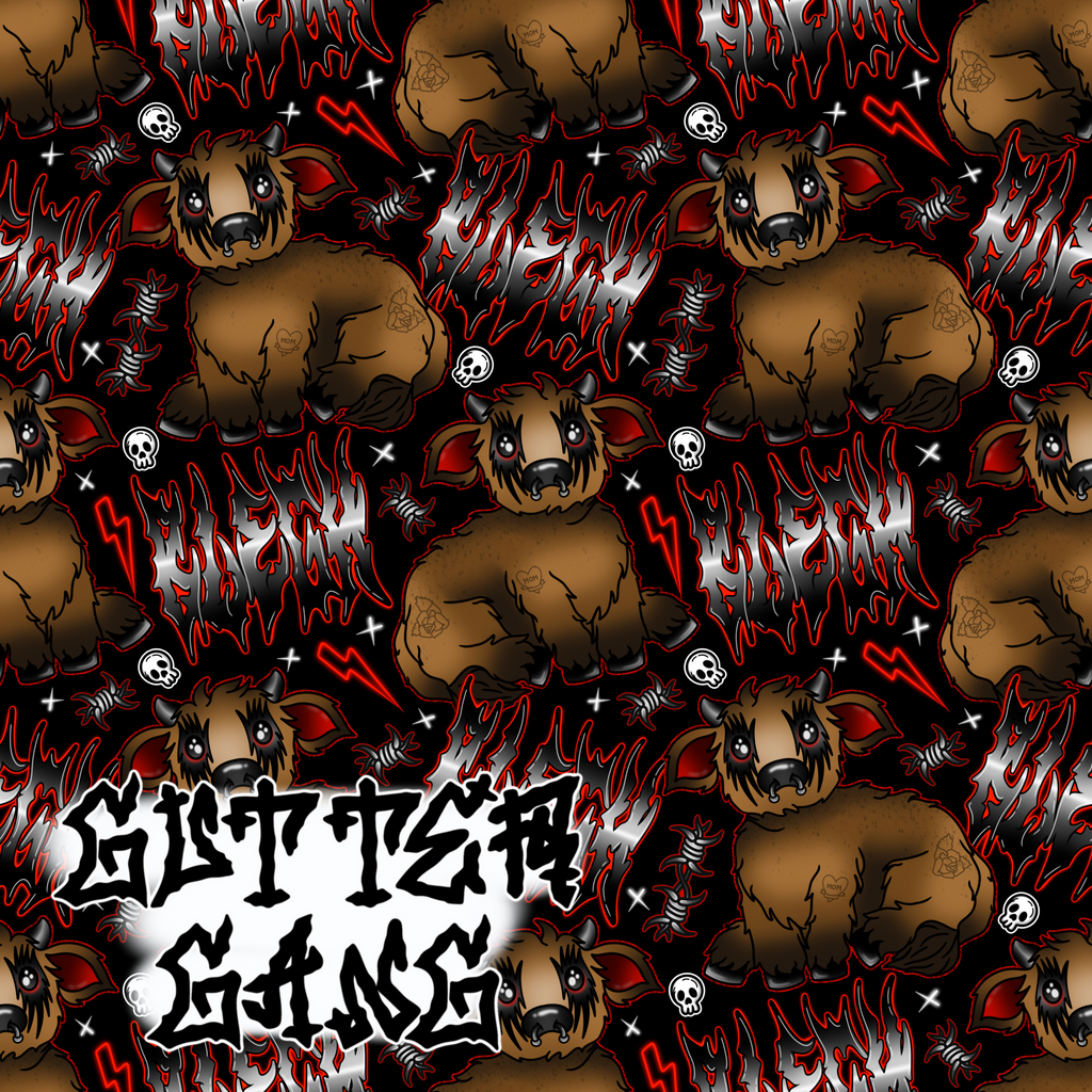 Death Metal Cow Seamless File