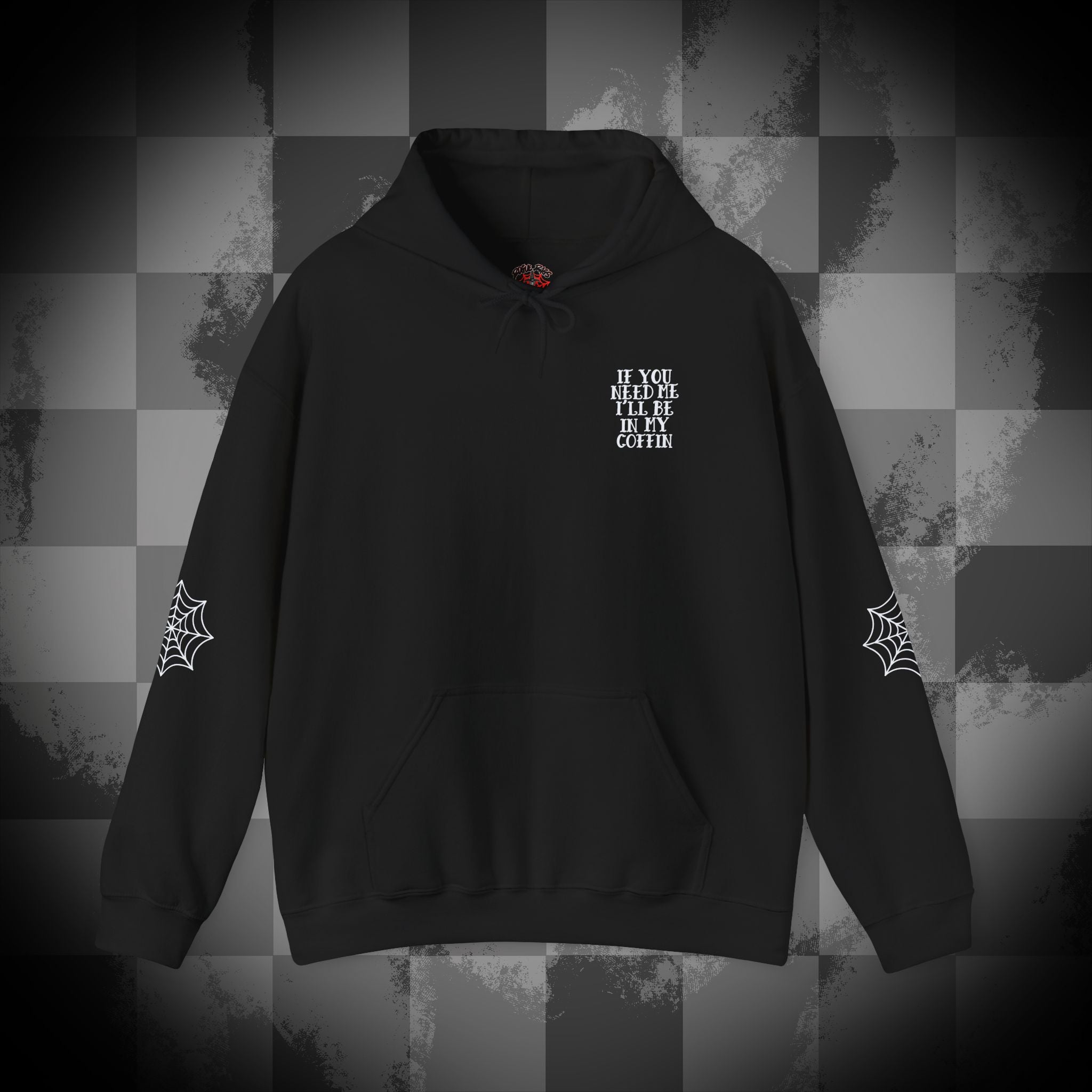 If you need me i'll be in my coffin Unisex Heavy Blend™ Hooded Sweatshirt