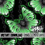 Flying Beauty lime Seamless File