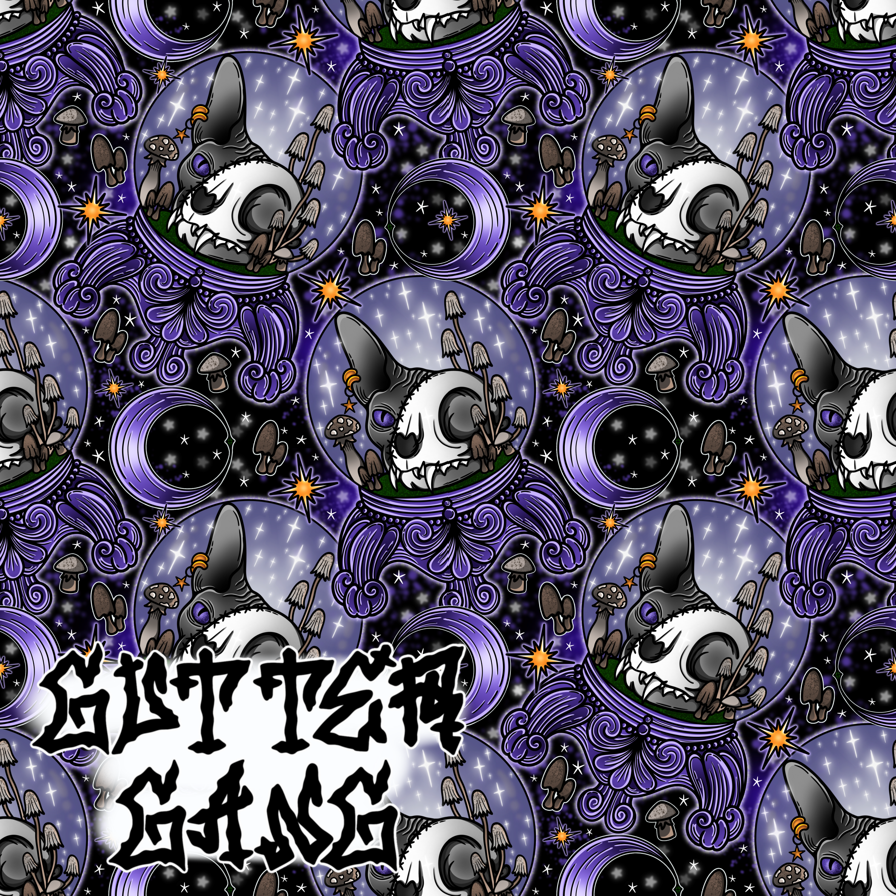 Oddity Kitty #5 Seamless File