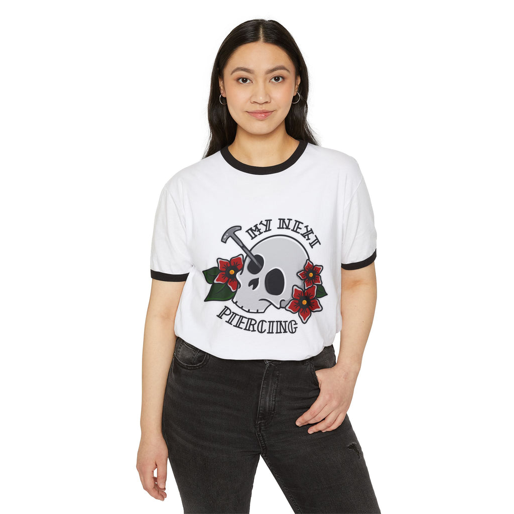 My next piercing Unisex Cotton Ringer T-Shirt