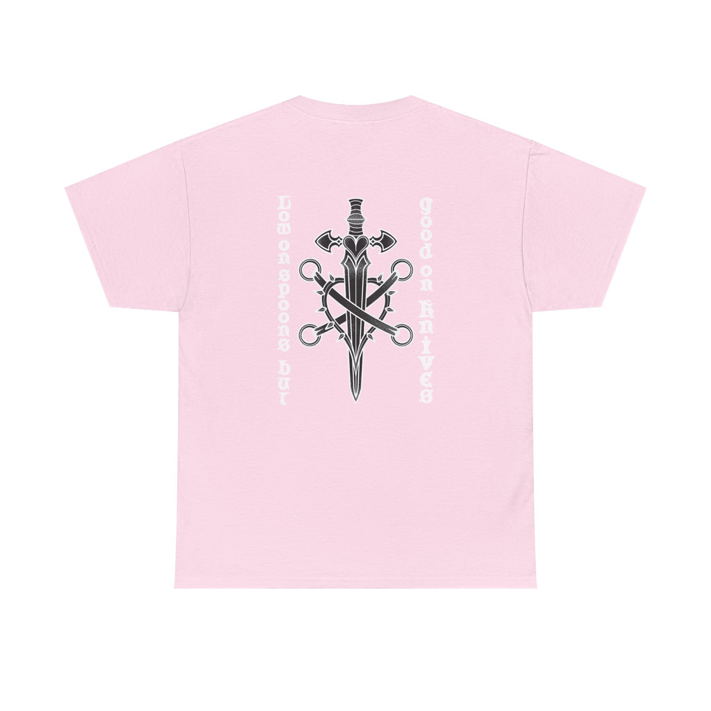 No spoons Unisex Heavy Cotton Tee