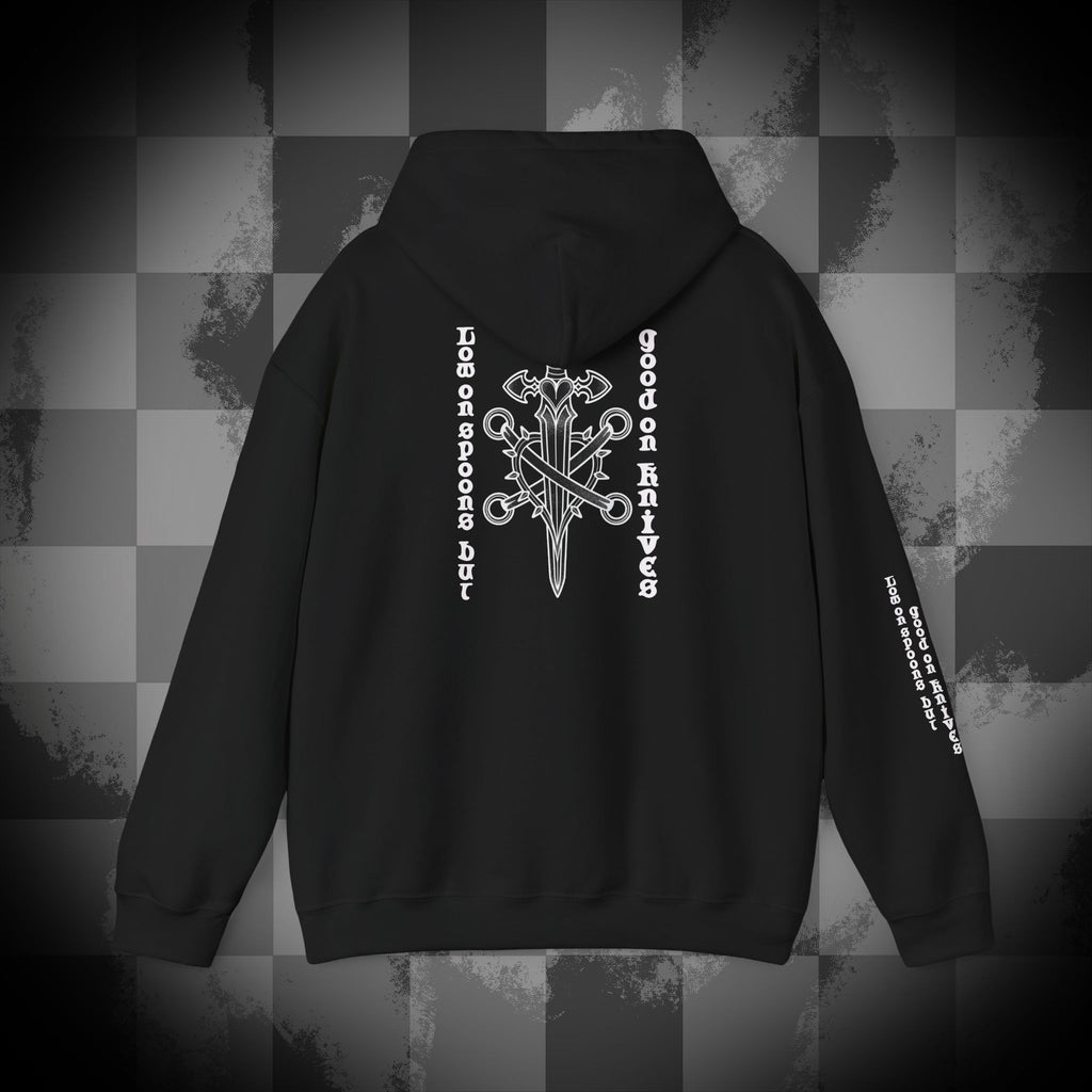 Low on spoons Unisex Heavy Blend™ Hooded Sweatshirt