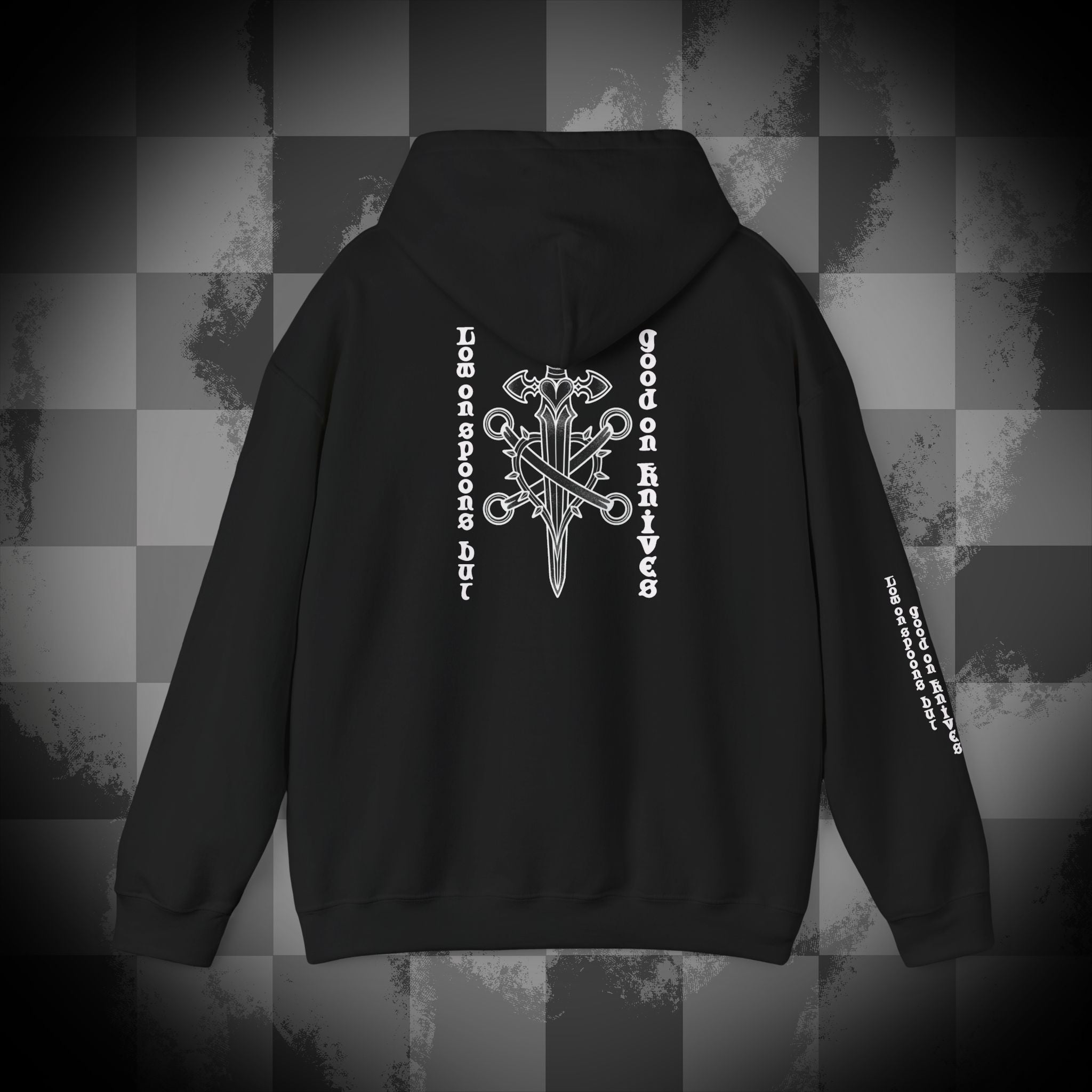Low on spoons Unisex Heavy Blend™ Hooded Sweatshirt
