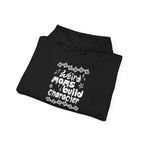 Weird moms build character Unisex Heavy Blend™ Hooded Sweatshirt
