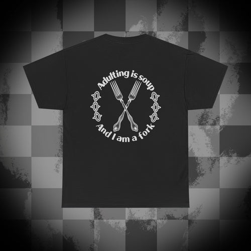 Adulting is hard Unisex Heavy Cotton Tee