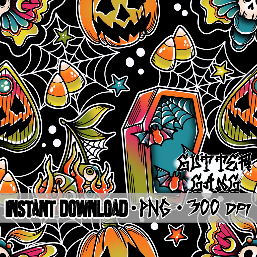 Traditional Halloween Seamless File