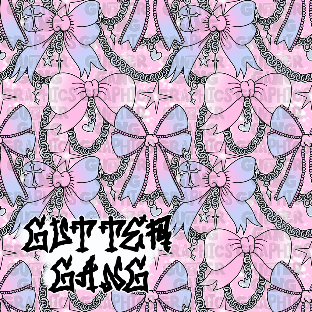 Pink Trendy Ghoul Seamless File