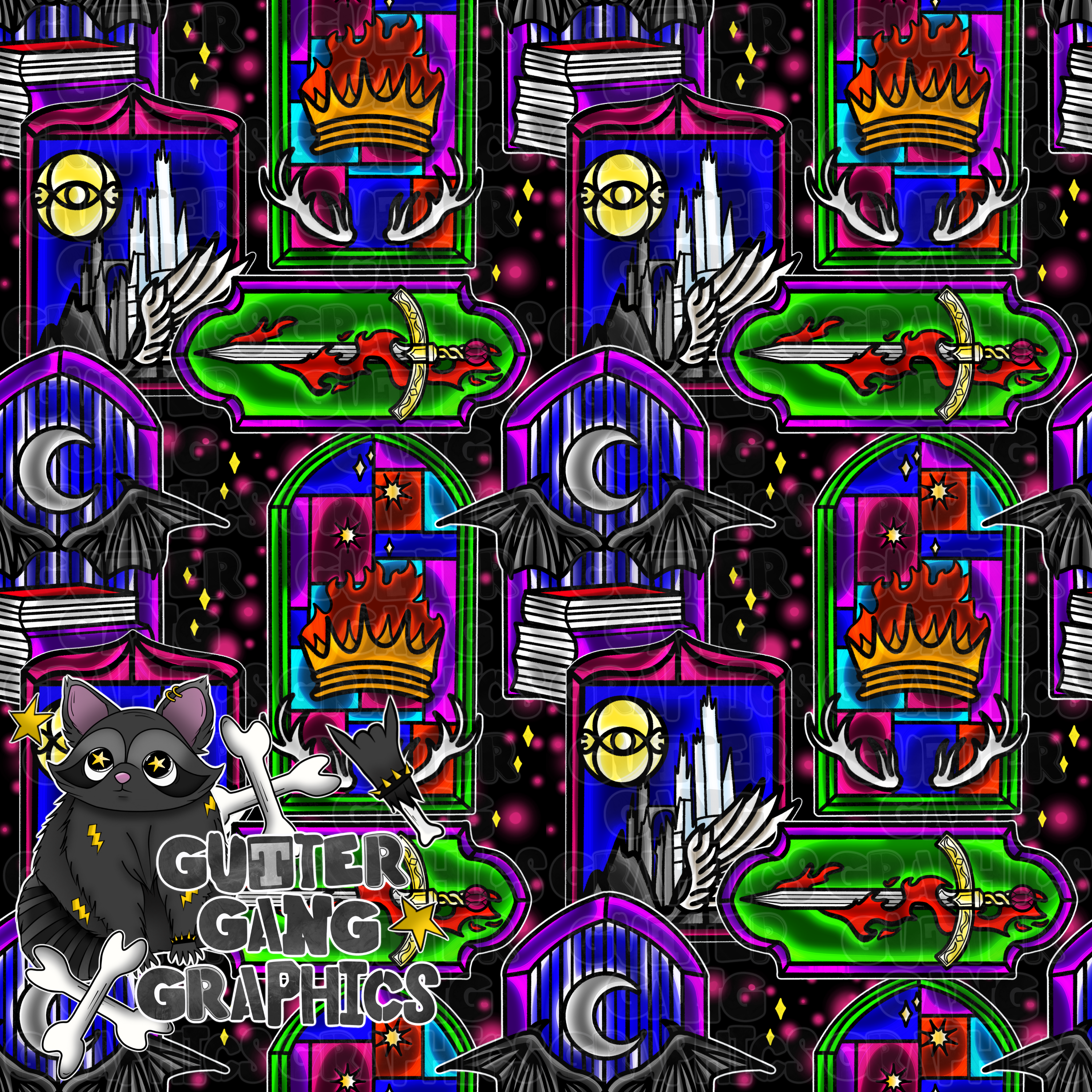 Stained Glass TOG Seamless File