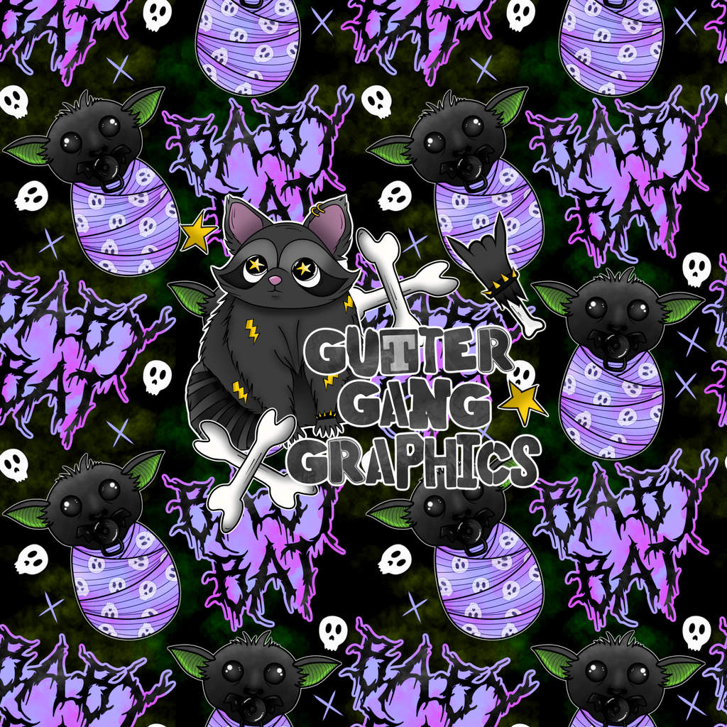 Baby Bat Purple Colorway Seamless File