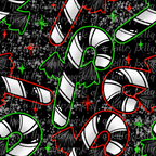 Candy Cane Bats Seamless File