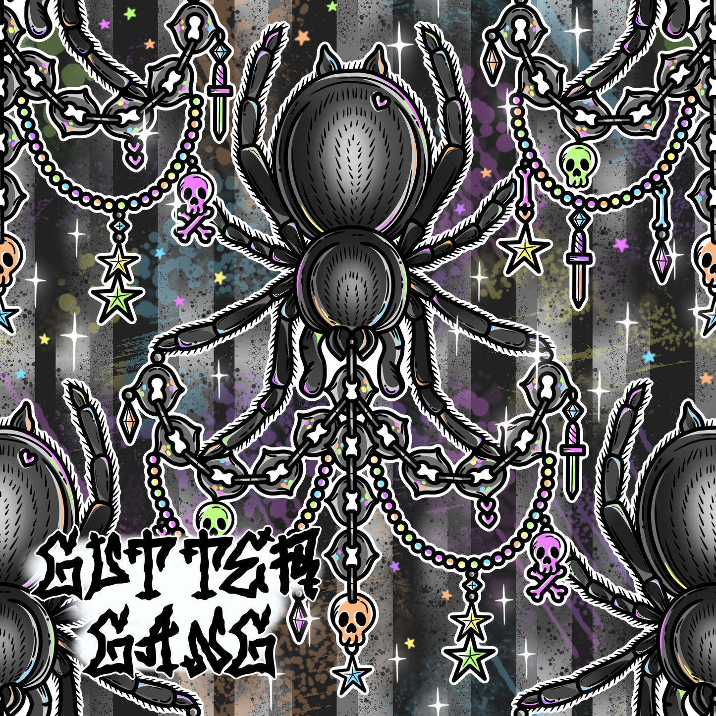 Spiderweb Charms #2 Seamless File