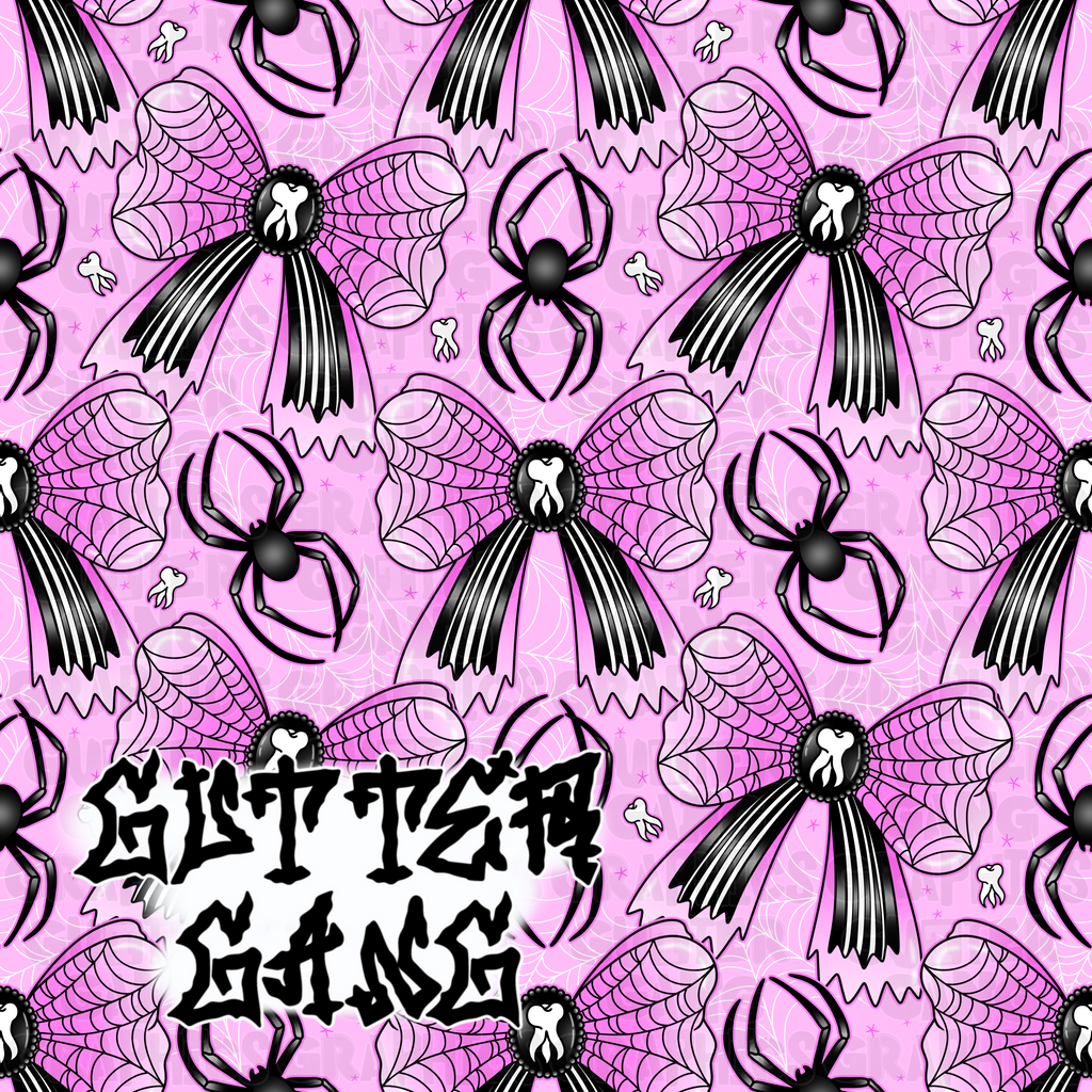 Creepy Coquette Pink #1 Seamless File