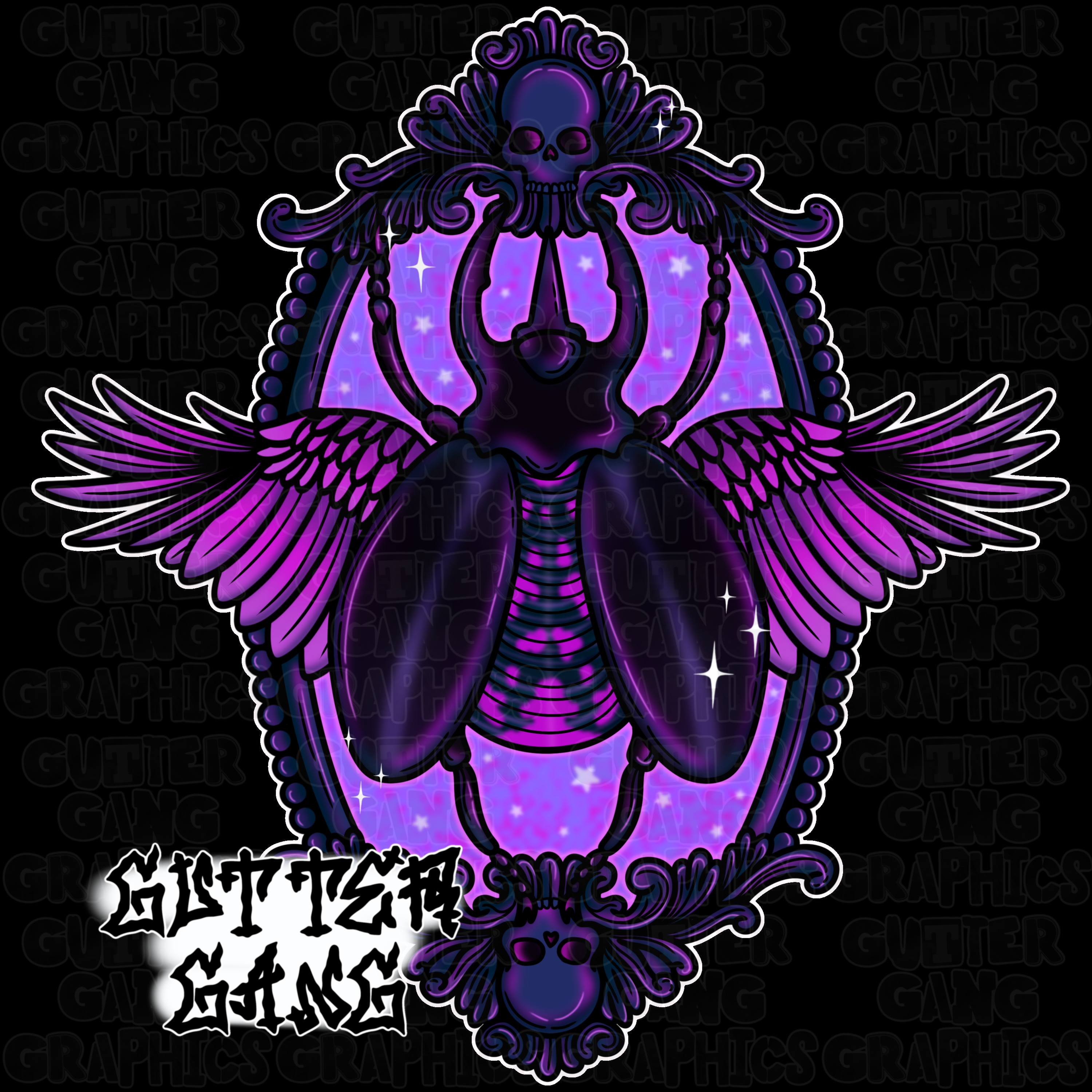 Purple Beetle PNG