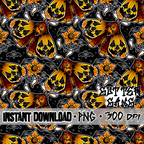 Jack o lantern Moths Seamless File
