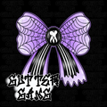 Purple Creepy Coquette PNG
