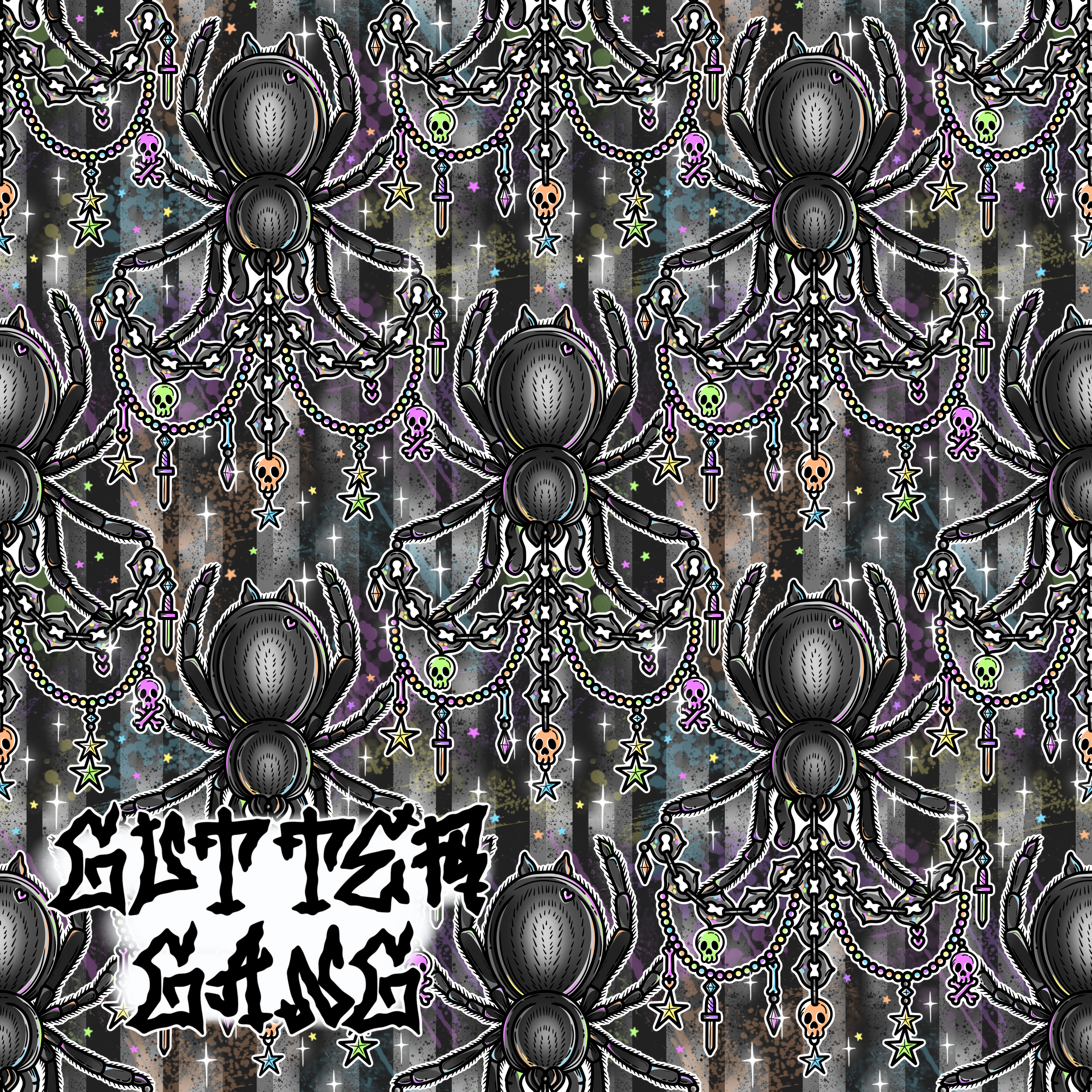 Spiderweb Charms #2 Seamless File